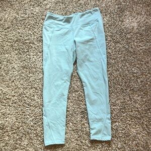 Jockey Blue Leggings Form-Fitting Stretchy Bottoms